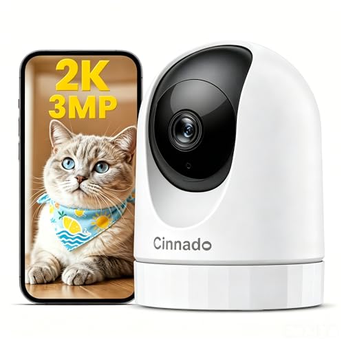 Amazon.co.jp: Cinnado【見守り2026モデル】D1ペットカメラ 300万画素